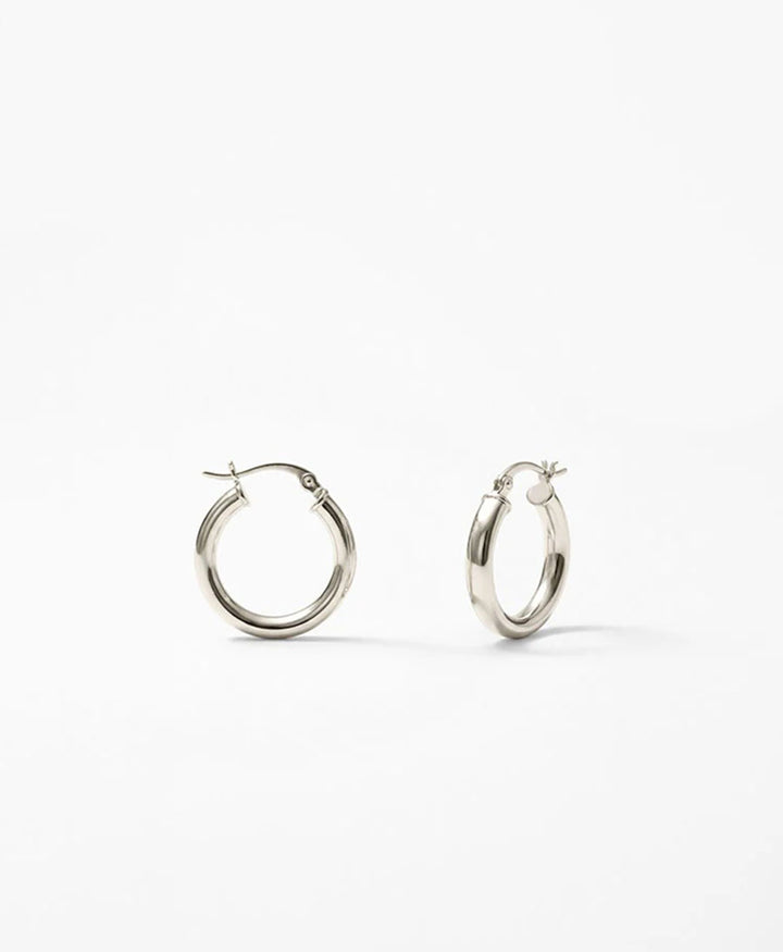 Ohrringe / Creolen - 20mm - Silber