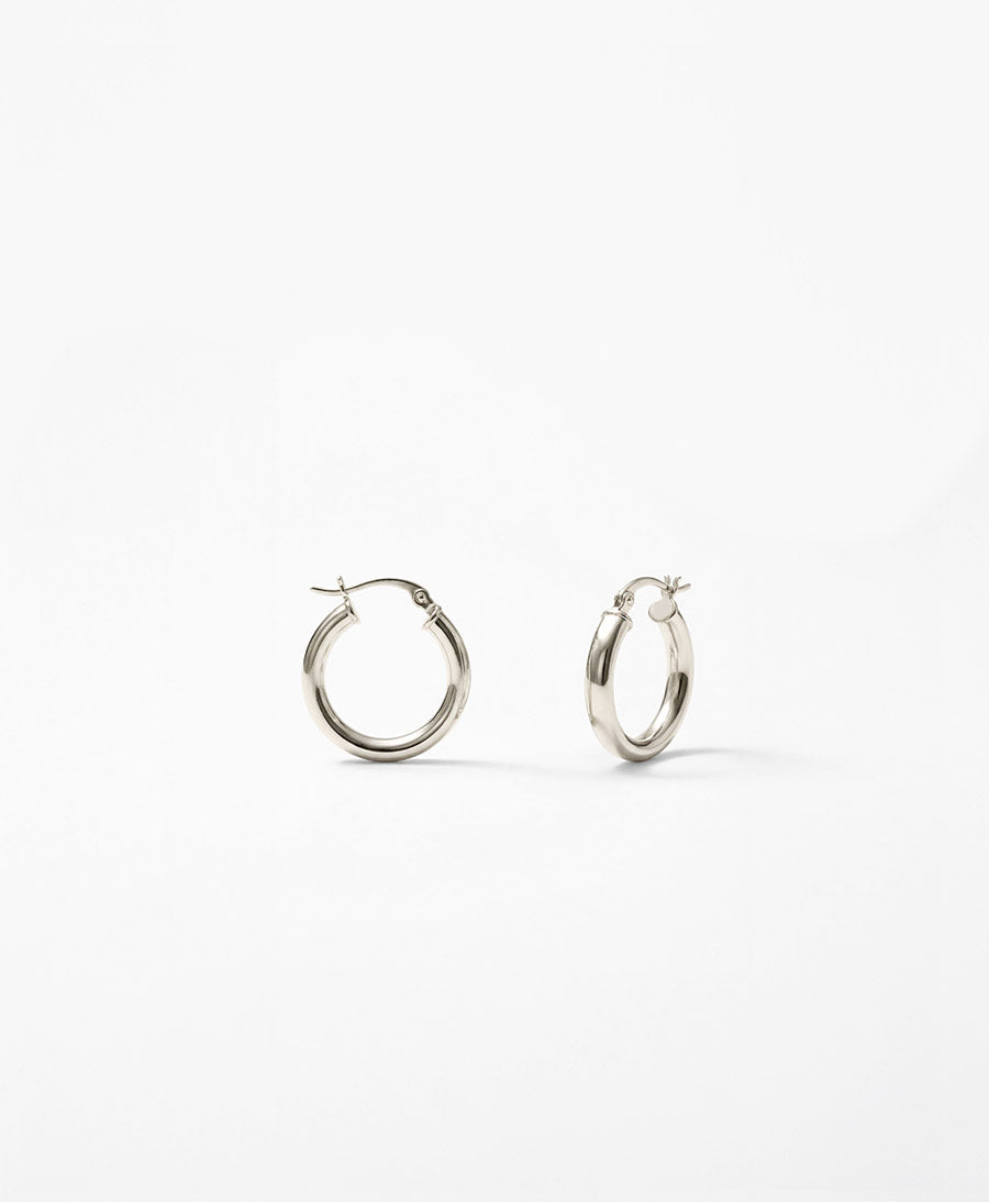 Ohrringe / Creolen - 20mm - Silber