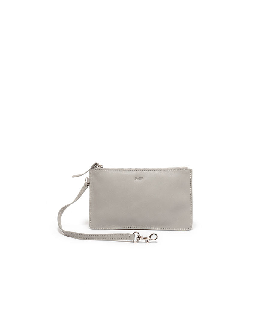 Ledertasche Slouchy Bag - Perla