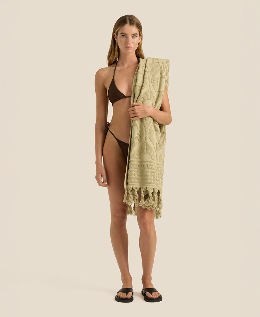 Sundown Towel / Handtuch - Sage