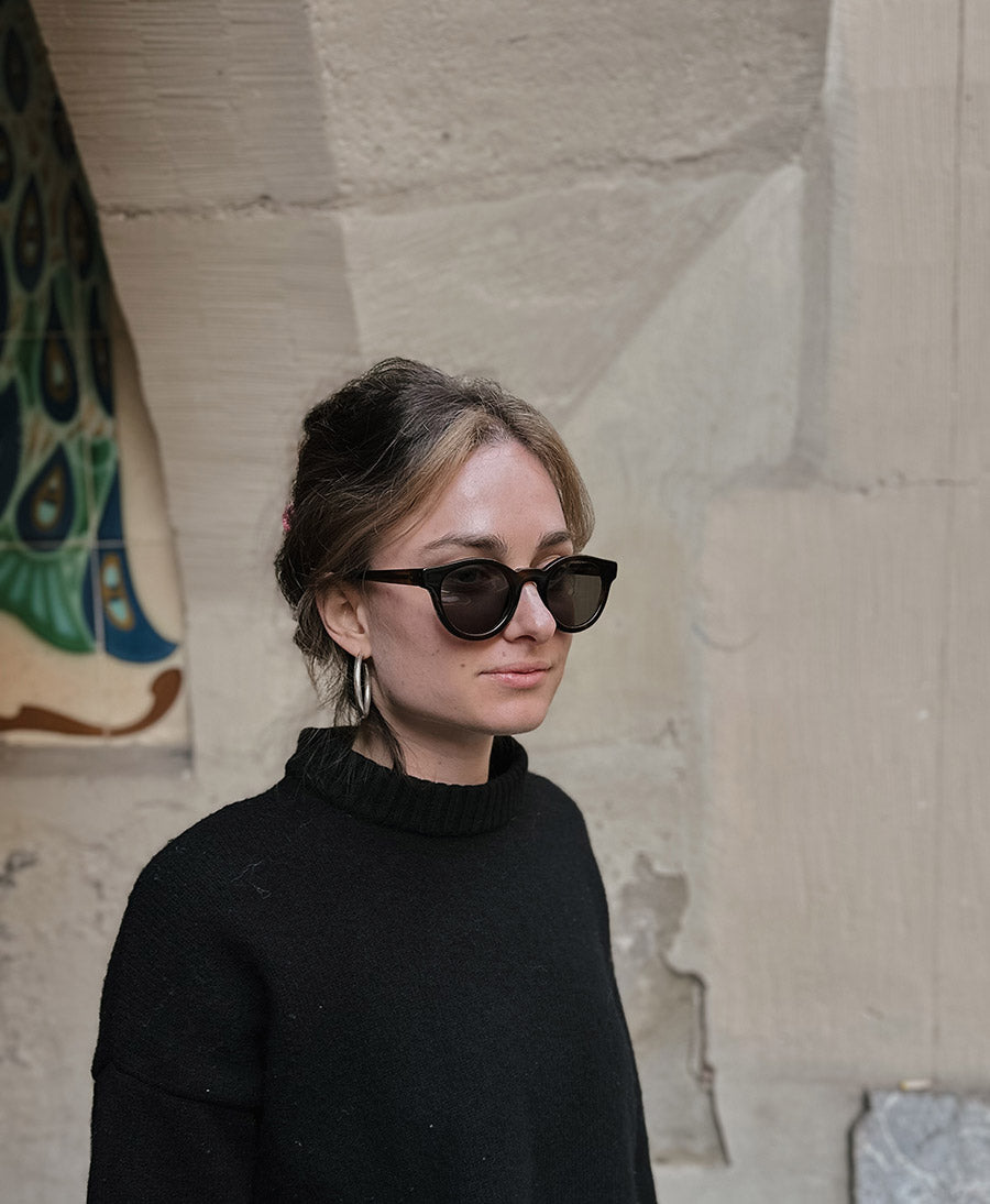 Sonnenbrille "Mailo" - Wave Braun