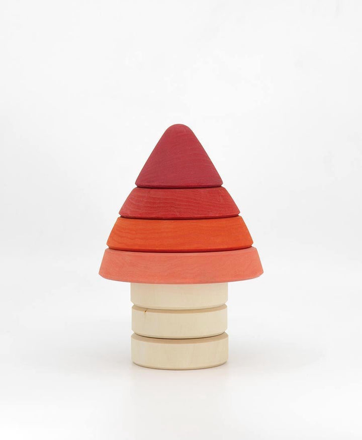 Stapel - Turm "Amanita Stacking Tower" Fliegenpilz aus Holz - Raduga Grez - clomes