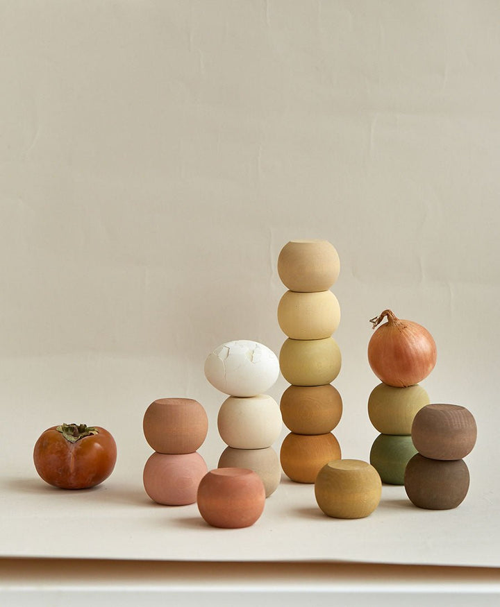 Stapelbare Holzbausteine / Kugeln "Rounds" - Raduga Grez - clomes