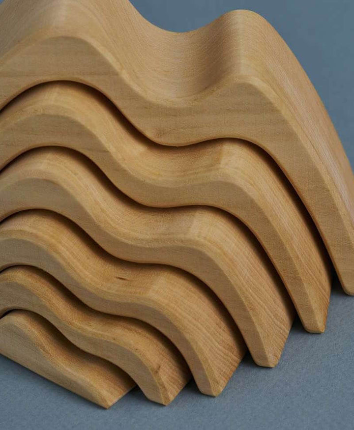 Stapelbares Holzspielzeug "Mountains Small Arch Stacker" - Raduga Grez - clomes