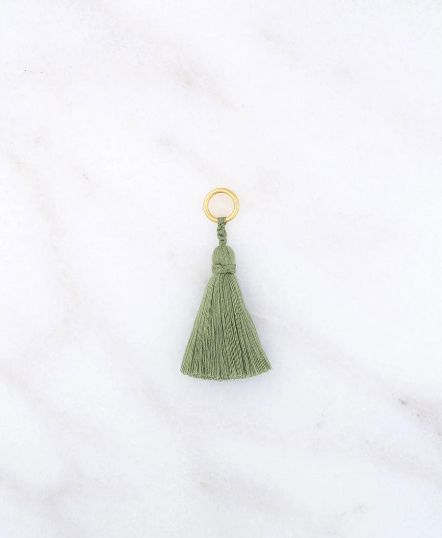 Schlüsselanhänger Tassel SHOUSHA - Aqua Green