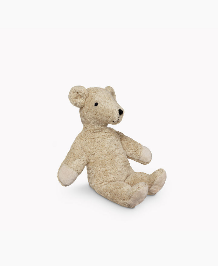 Bär (klein) Kuscheltier &amp; Wärmekissen - Beige