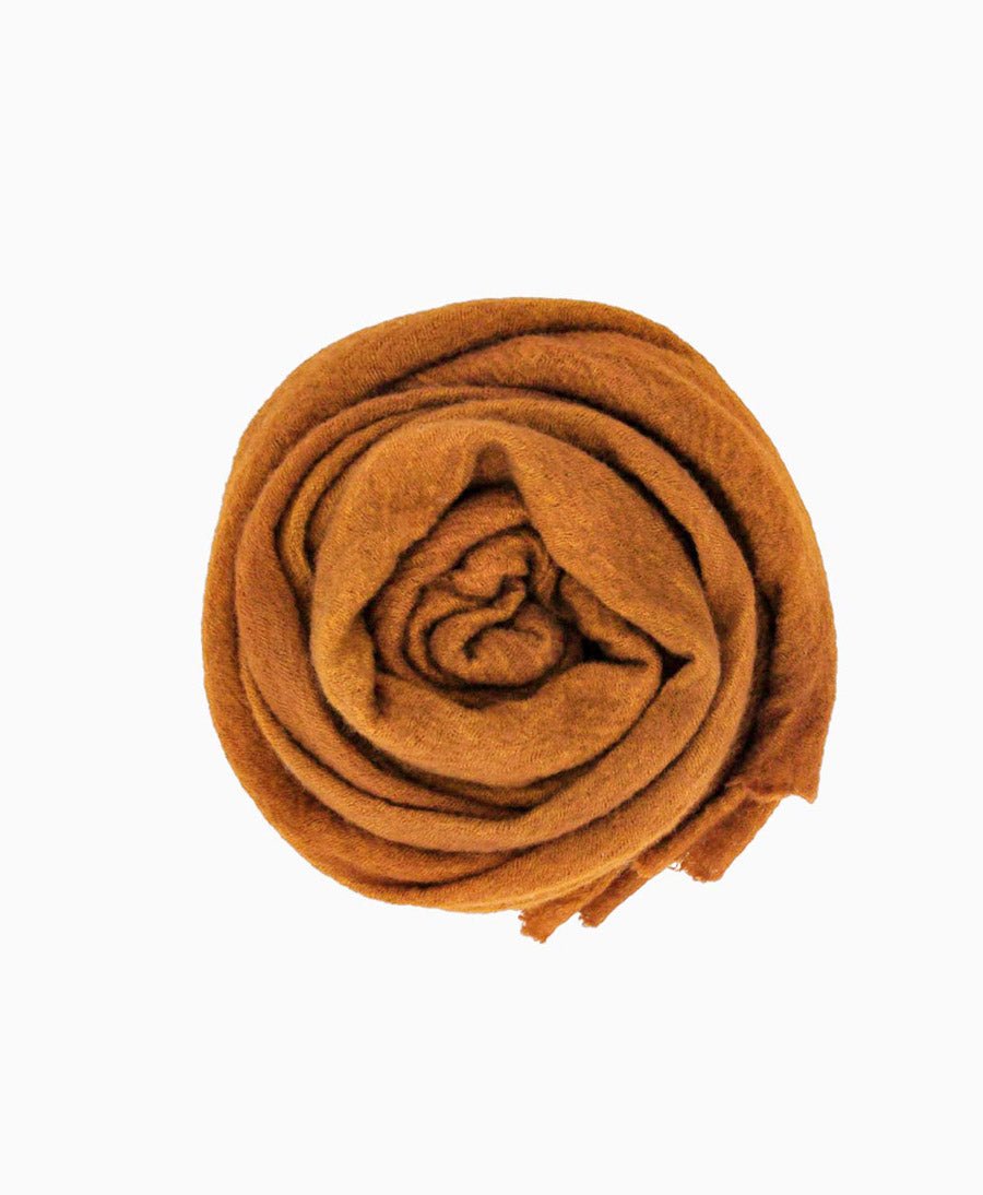Wool Cloud Schal aus Wolle - Safran - Secondhand - ScarfShop - clomes